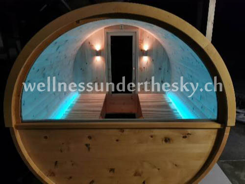 Saunafass die Fasssauna